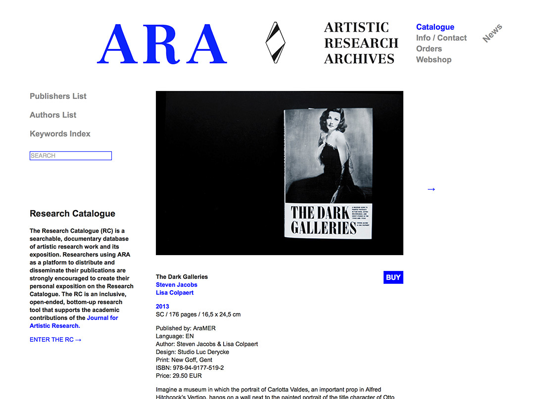 araMER - Artistic Research Archive.