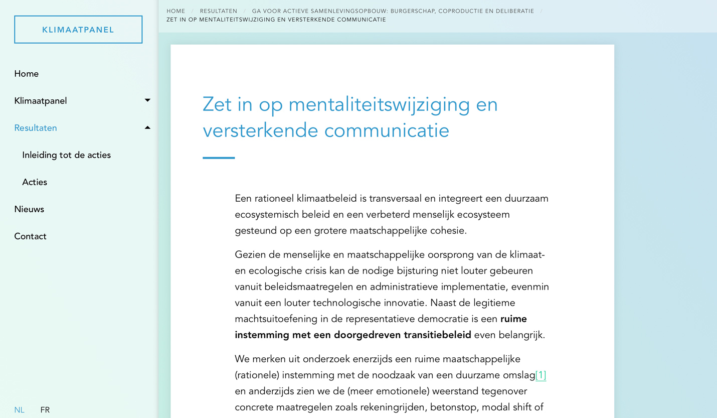 klimaatpanel screenshot