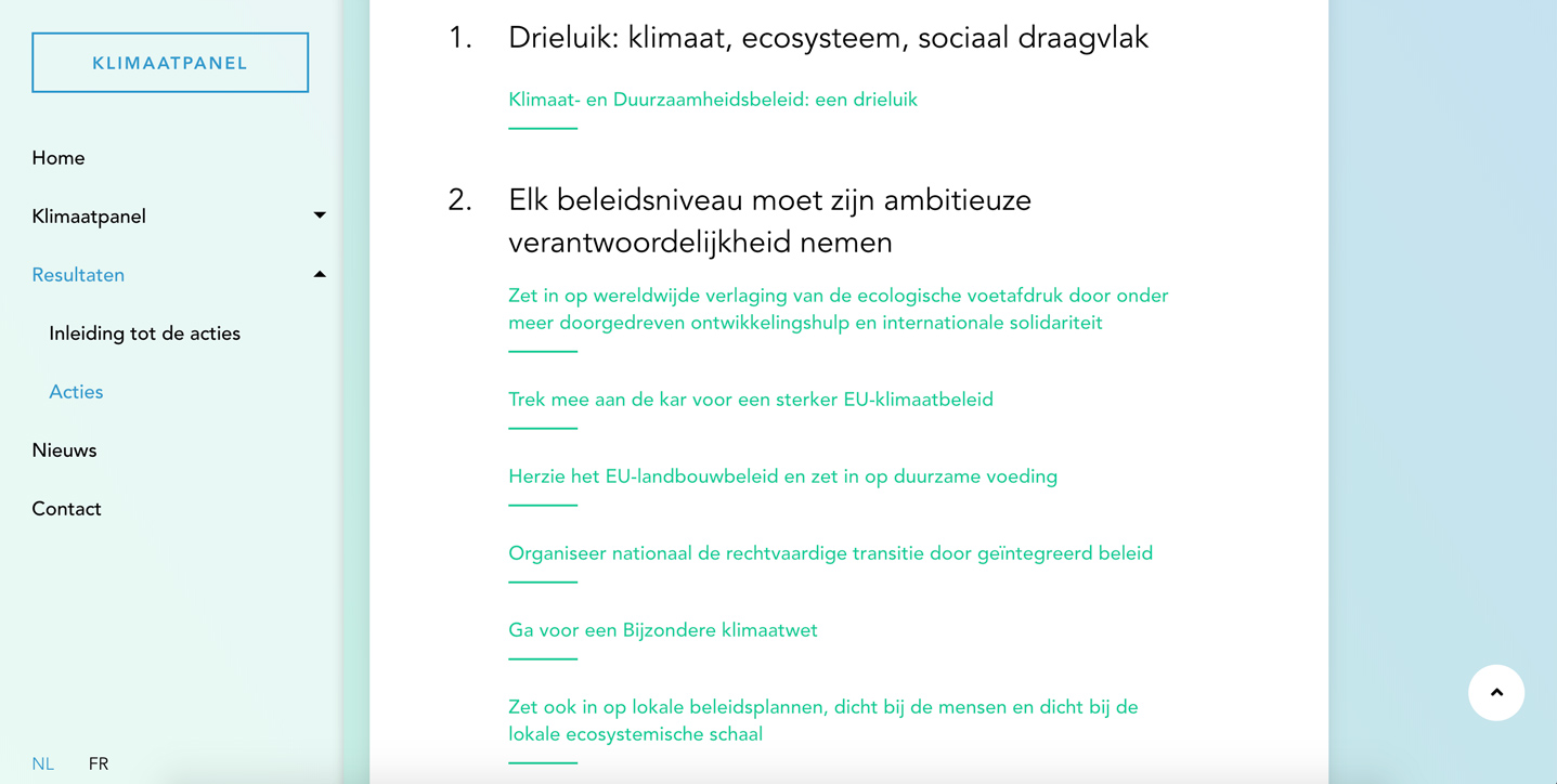 klimaatpanel screenshot