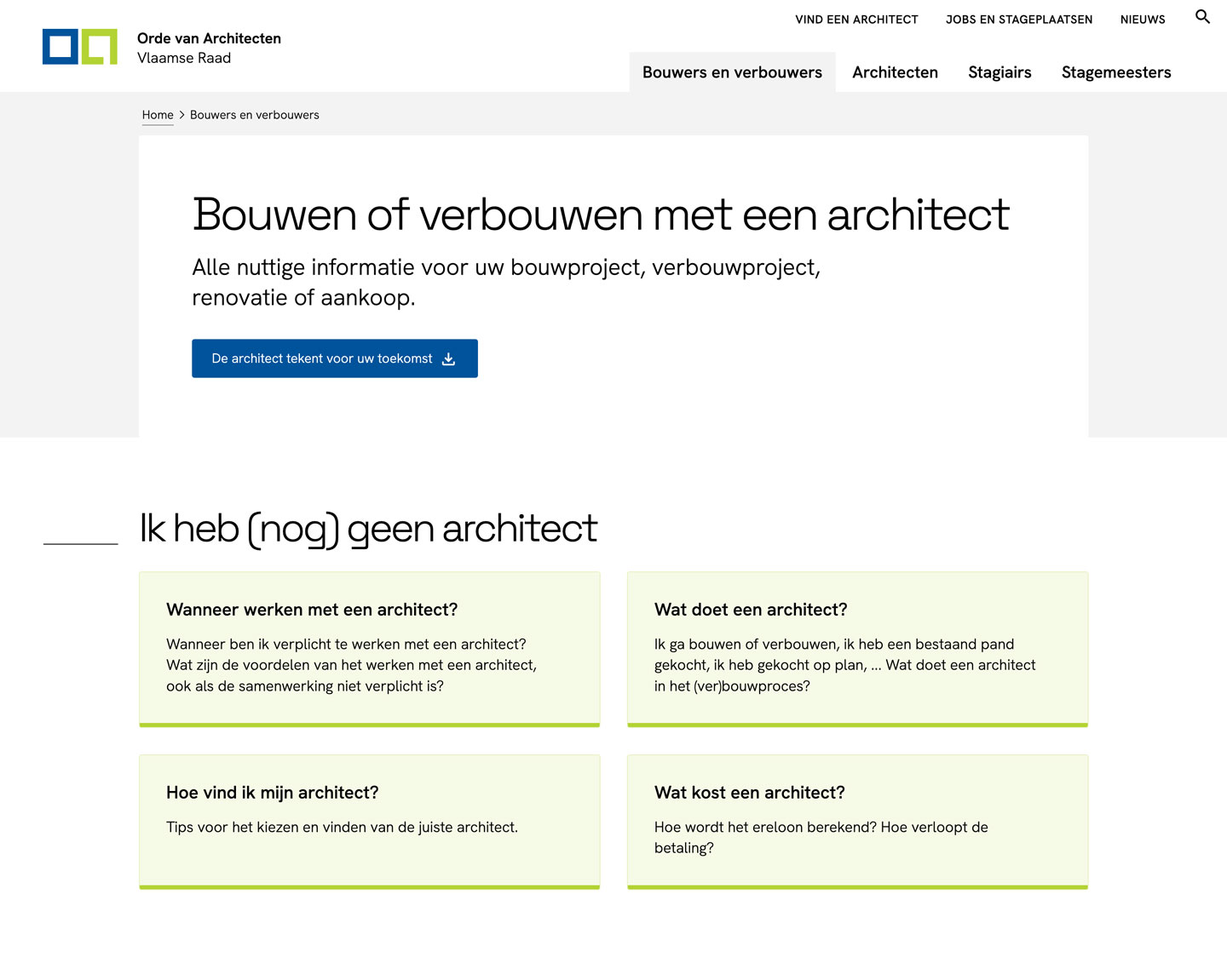 Orde van Architecten - Vlaamse raad